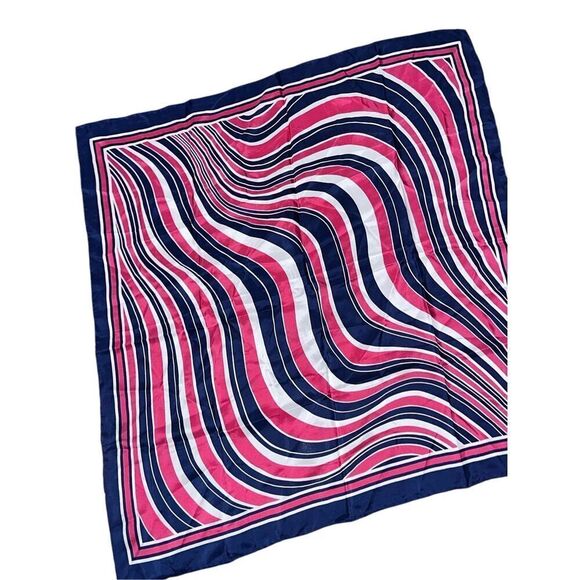 NEW WITH TAGS CECILIA CLASSICS Twill Paisley,red and blue Scarf Large Scarf pais - Picture 2 of 7